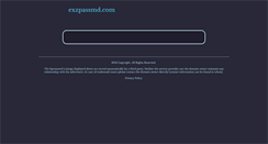 Desktop Screenshot of exzpassmd.com
